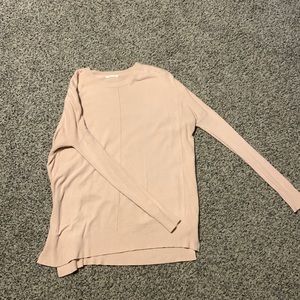 Tea n rose light pink/cream sweater. Size small/medium